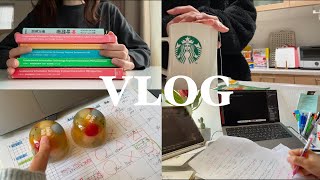 【STUDYVLOG】資格勉強する社会人の近況と日常【早起きしたり計画立てたり】 [upl. by Nesyrb]