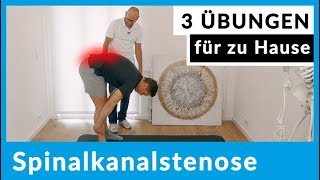 Spinalkanalstenose  3 Übungen für zu Hause sofort anwendbar [upl. by Annawt]