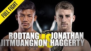 Rodtang vs Jonathan Haggerty  ONE Full Fight  Bringing The Belt Back Home  August 2019 [upl. by Freiman]