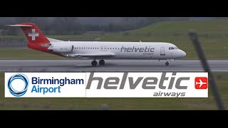 Helvetic Airways Flight 421 BHX to Zurich [upl. by Shalna]