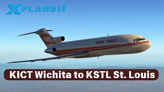 XPlane  Happy 4th of July  KICT Wichita KS to KSTL St Louis Mo then onto Philadelphia PA [upl. by Raynah]