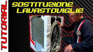 Lavastoviglie rotta TUTORIAL sostituzione lavastoviglie da incasso fai da te BOSCH SMV45GX02E [upl. by Yraunaj692]