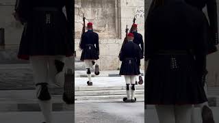 Evzones’ Ceremonial changing of the guards shorts greece trending elitesoldier evzone athens [upl. by Croteau944]