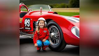 A young girl who loves race cars  Best and most popular classic Kids Animated stories for kids [upl. by Enia]