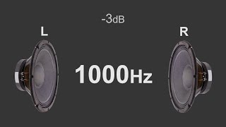 Stereo test tone Left and Right by frequency from 50Hz to 16000Hz [upl. by Chaffee]