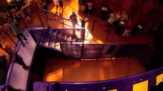 Canyon Blaster roller coaster adventuredome Circus Circus Las Vegas Front Row POV [upl. by Hestia153]