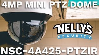 4MP PTZ Camera w Auto Tracking amp 160 Night Vision Hidden IR 60 FPS Video amp LongRange 25x Zoom [upl. by Neyugn]