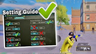 Best Important Settings Guide in Update 25 ✅ PUBG MOBILE [upl. by Trbor378]