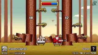 Lets play Timberman online Multiplayer PC Game on Steam developed by Digital Melody 1080p 60fps [upl. by Billi]