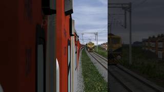 Train simulator classic  wdg4d  crossing  railfanning  shorts  🤯 [upl. by Wilkens535]