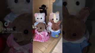 Sylvanian Family Drama Tiktok  Pizza Mole Compilation [upl. by Anaek755]