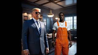 P DIDDY MEETS THE PRISONS WARDEN 2024 AI GENERATED [upl. by Leal]