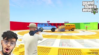 COCHE vs 1000 COHETES 💥😂 AUTOS vs RPG en GTA 5 con LOS COMPAS [upl. by Bernardine444]