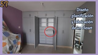 Como Diseñar planificar y fabricar un closet [upl. by Kcirddor490]