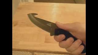 Gerber Profile with Gut hook  budget hunting knife [upl. by Kcinnay391]