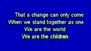 We Are The World  USA for Africa Official Karaoke MME Collection [upl. by Netsoj]