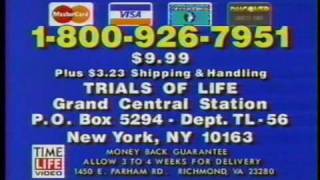 1992 Time Life Books  Trials of Life Series on VHS Commercial [upl. by Suneya]