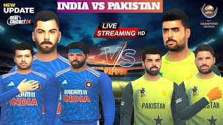 Champions Trophy 25🏆  IND vs PAK  MATCH  1  Real Cricket 24 New Update indvspak [upl. by Eadahc]