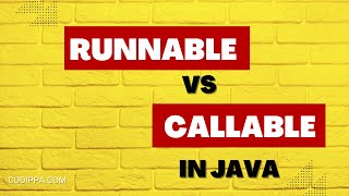 Runnable Vs Callable in java  Difference between Runnable and Callable interfaces in java threads [upl. by Amo]