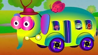 The Wheel On The Bus  Popular Nursery Rhymes Collection I Children Songs [upl. by Yssirk]