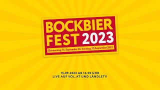 LIVE Bockbierfest der Brauerei Frastanz 2023 [upl. by Clover940]