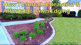 How to Install A Beautiful amp Affordable Paving Stone Edging [upl. by Beaudoin]