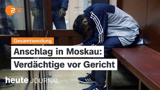 heute journal vom 250324 Anschlag in Moskau Sicherheitsrat fordert Waffenruhe english [upl. by Rossie663]