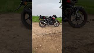 Apache 160 cc 2v BS7 Black 🔥🥰  apache lovers 🔥🔥 youtubeshorts bikelover apache shorts [upl. by Lymann]