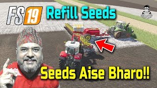 FS19  Refill Seeds in Seeders or Planters While Working [upl. by Ogilvy]