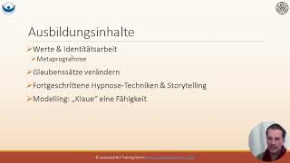 Online NLPMaster Ausbildung Inhalte [upl. by Mylan68]