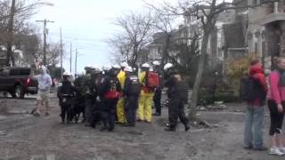 Rockaway Beach  Hurricance Sandy [upl. by Martella]