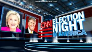 CNN Election Night in America Open2016 [upl. by Schilit]