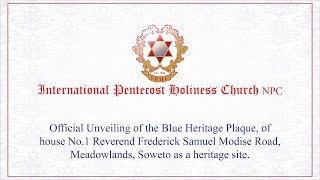 Official Unveiling of the Blue Heritage Plaque Live Stream [upl. by Ailecnarf]