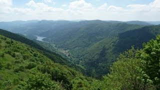 Le massif des Vosges  Le lac de Kruth Wildenstein [upl. by Ahsimed]