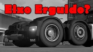 Euro Truck Simulator 2  Erguer Eixo no Ets [upl. by Rosy]