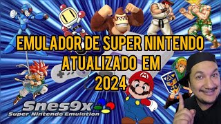 COMO INSTALAR E CONFIGURAR SNES9X 2024  EMULADOR DE SUPER NINTENDO [upl. by Wernher884]