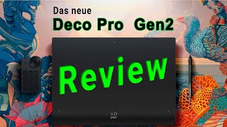 REVIEW des neuen XP Pen GrafikTabletts quotDeco Pro Gen 2quot [upl. by Nileuqay241]