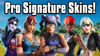 Every Pro Players Signature Skin Combo  Fortnite Battle Royale [upl. by Fancy48]