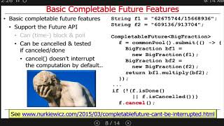 Overview of Basic Java 8 CompletableFuture Features Part 1 [upl. by Abbottson]