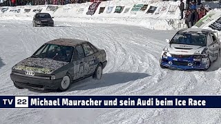 MOTOR TV22 Michael Mauracher und sein Audi beim Ice Race im Kaunertal 2024 [upl. by Liarret]