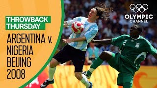 Argentina vs Nigeria  Beijing 2008 Mens Football Final  Throwback Thursday [upl. by Lina]