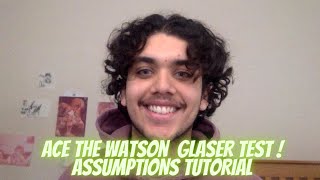 How to ACE The Watson Glaser Test  Assumptions [upl. by Anehsuc751]