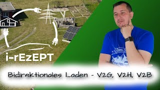 Bidirektionales Laden  V2G V2H V2B  Was ist das Wofür ist das gut [upl. by Atat728]