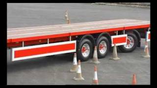 Longer Semi Trailer  Only Longer Trailer in UK undertaking LEGAL road trials under VSO [upl. by Tamiko]