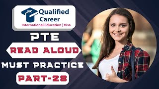 PTE Read Aloud Must Practice  PART  28 May 6 2024  Qualified Career [upl. by Meekar]