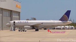 Plane Spotting at Aguadilla PR  LATAM A319 [upl. by Schmidt]