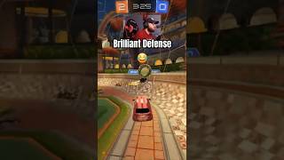 The best defense you have ever seen in Rocket League rocketleuge shorts gaming funny [upl. by Loram]