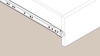 Liberty  European Bottom Mount Drawer Slide  Installation Video [upl. by Aural]