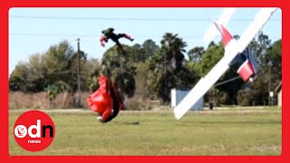 Skydiver vs Plane Florida Collision Captured in Dramatic Pictures [upl. by Panter]