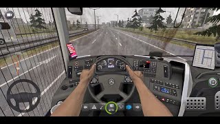 BUS SIMULATOR ULTIMATE  VIJAYAWADA  HYDERABAD  BUS SIM  MERCEDES BENZ  ANDROID GAMEPLAY [upl. by Tory]